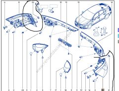 Megane 4 Arka Stop Tapası 265A22151R
