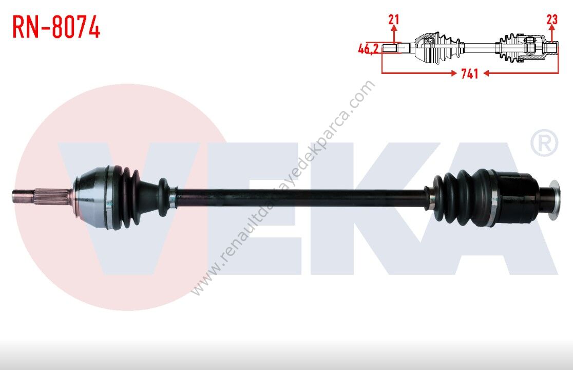 Renault 21 Manager Optima Sağ Ön Aks
