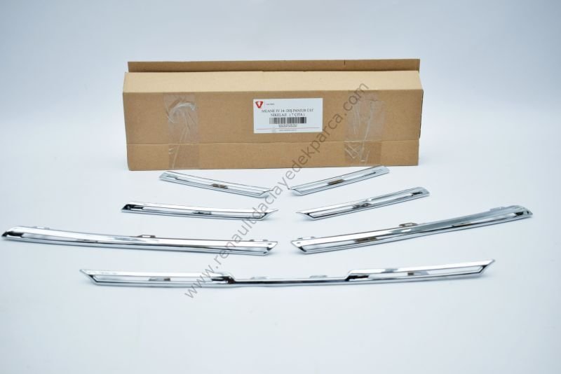 Renault Megane 4 Ön Panjur Üst Nikelaj Takımı