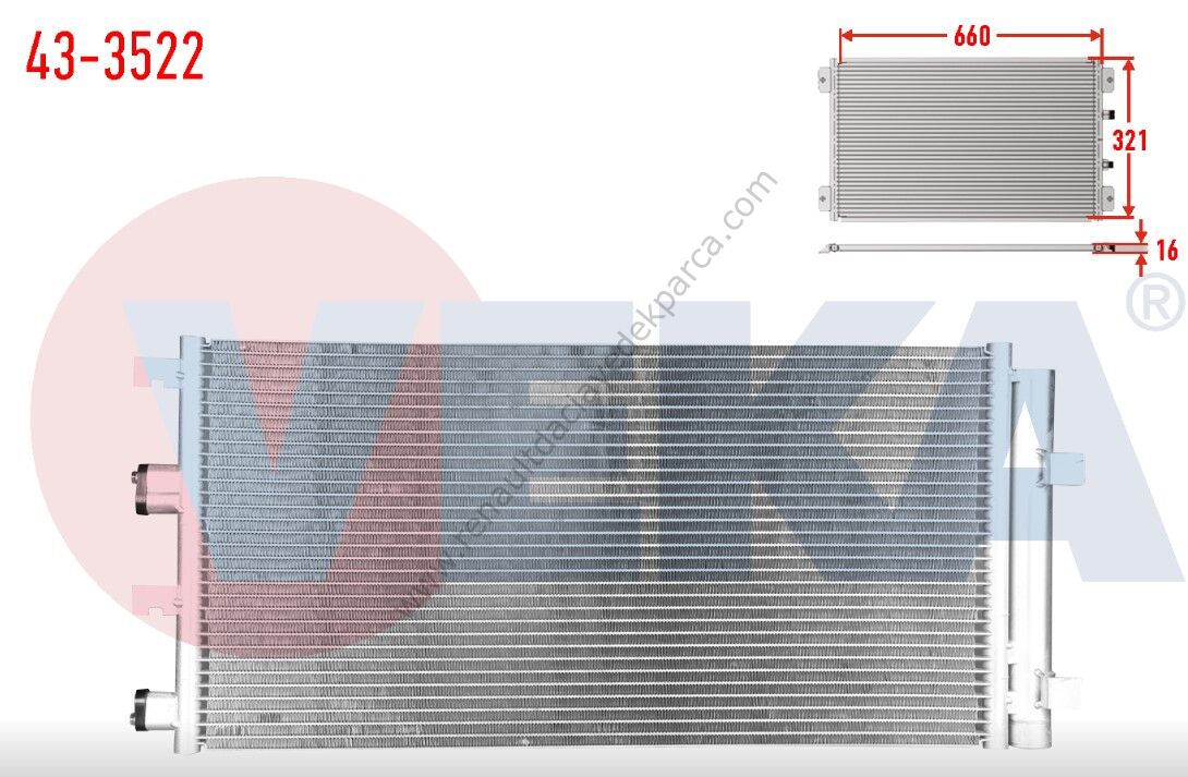 Laguna 3 Latitude İntercooler Radyatörü