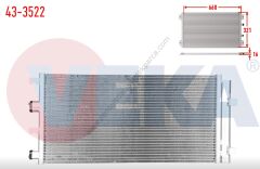 Laguna 3 Latitude İntercooler Radyatörü