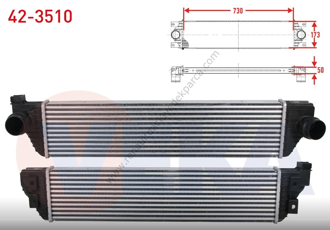 Renault Master 3 Turbo Radyatörü (intercooler)
