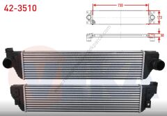 Renault Master 3 Turbo Radyatörü (intercooler)