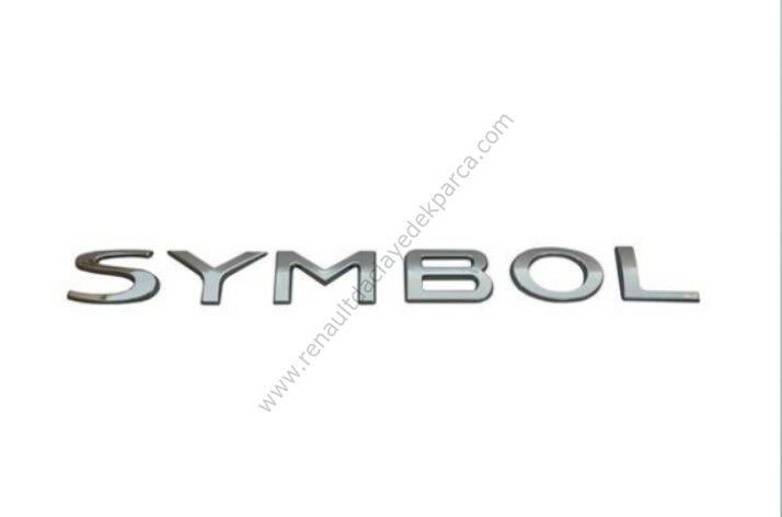 Bagaj Symbol Yazısı Renault Symbol