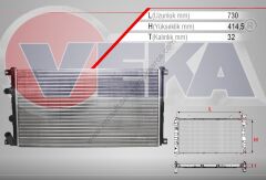 Renault Master 2 Su Radyatörü 2.5