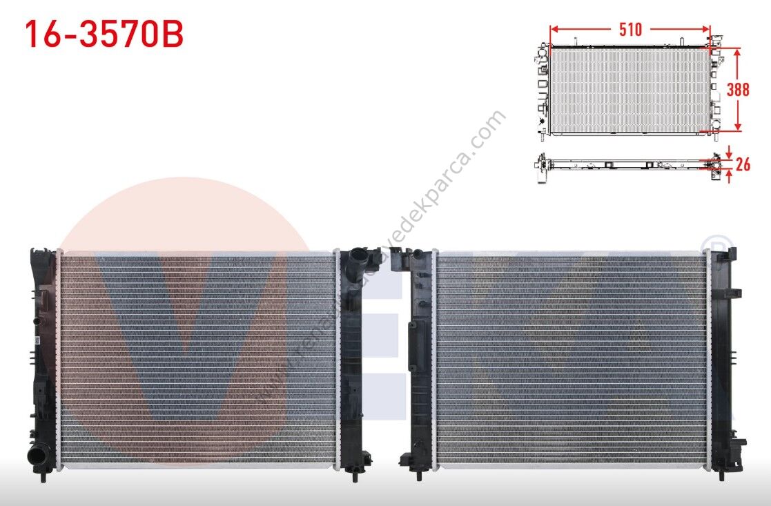 Su Radyatörü Clio 5 Adblue 214103473R