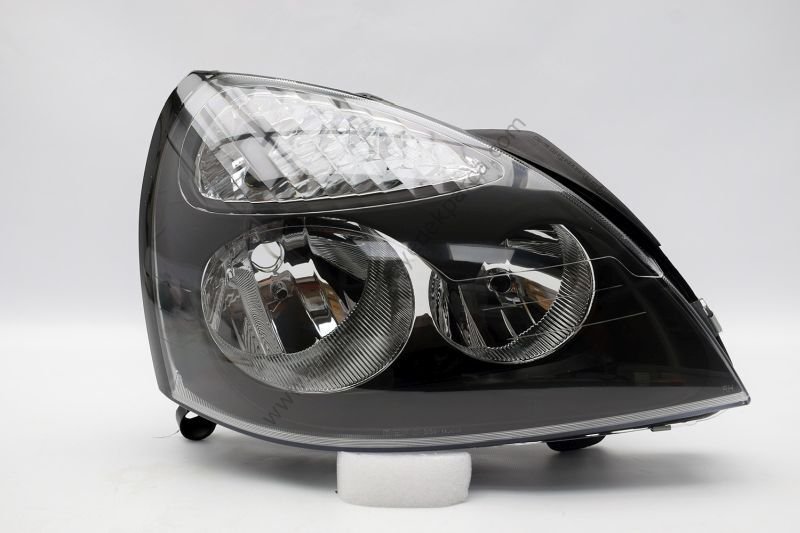 Renault Clio Symbol Sağ Far Siyah 7701054063