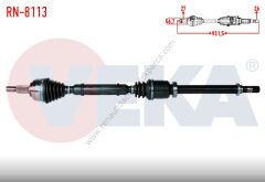 ÖN AKS SAĞ LAGUNA 2 1.6 16V 2006-  BG1H   LAGUNA 3 SAĞ AKS