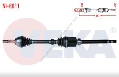 Nissan Qashqai Sağ Aks Komple J10