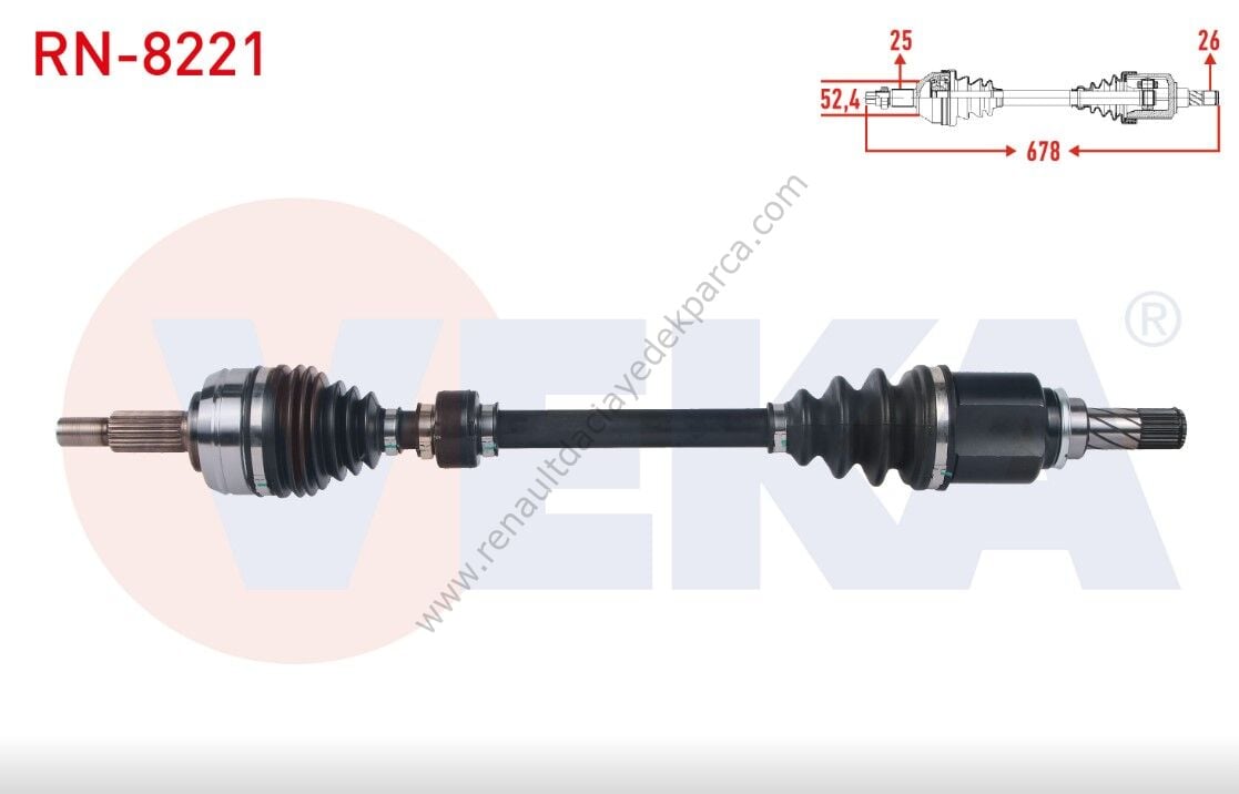 Sol Aks Renault Captur 391016363R