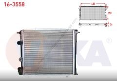 Renault 19 Su Radyatörü 1.6 Enjeksiyonlu