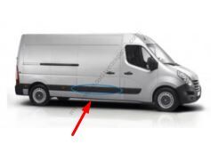 Renault Master 3 Kapı Bandı Sürgülü ( Sinyalsiz)