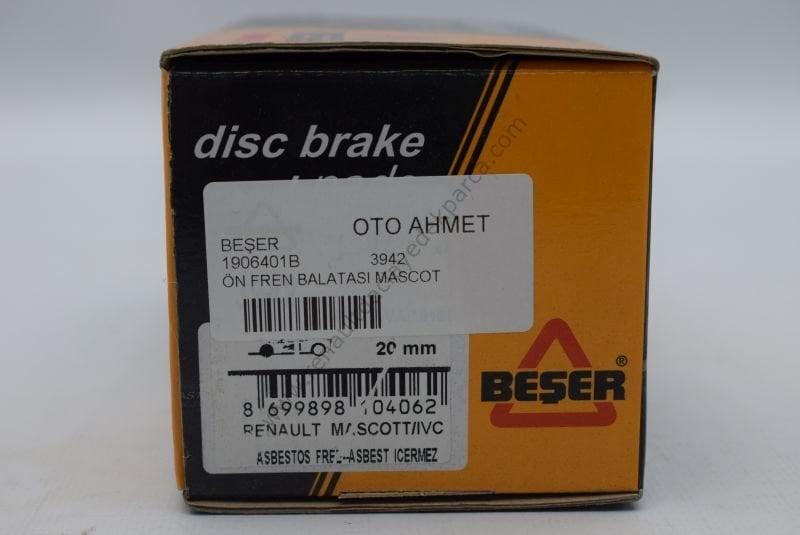 Ön Fren Balatası Renault Mascot