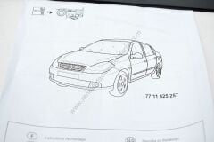 Symbol Thalia Kapı Bandı Takım 7711425257