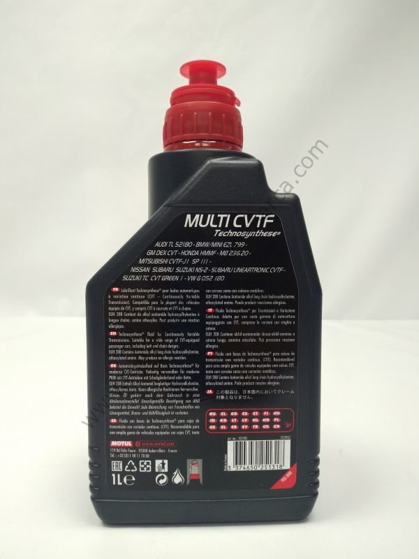 Cvt Şanzıman Yağı Multi CVTF Motul 1 Litre