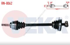 Renault Megane Ön Sol Aks Komple Abs Li