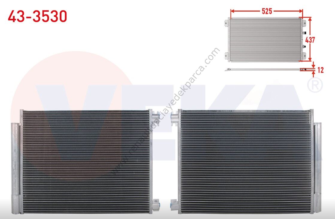 Renault Megane 4 Klima Radyatörü-921001829R