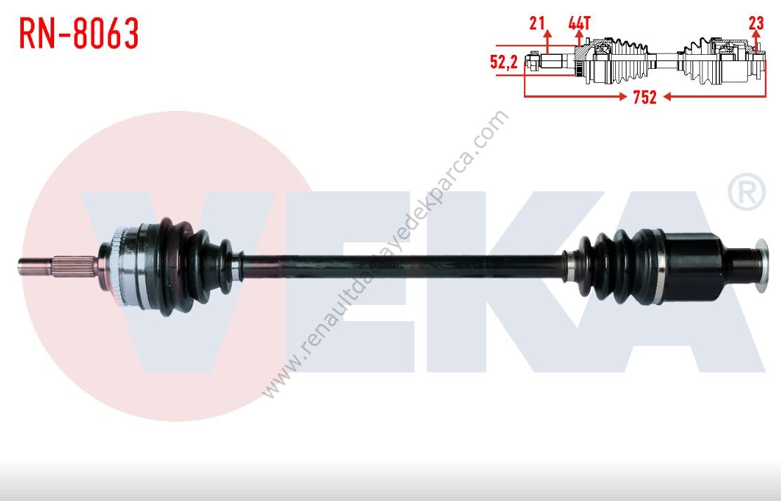 Renault Megane 1 Sağ Ön Aks Komple