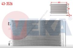 Renault Fluence Megane 3 Klima Radyatörü