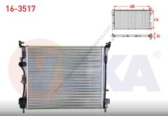 Renault Clio Symbol Thalia Motor Su Radyatörü