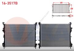 Motor Su Radyatörü Clio Symbol Brazing 8200245596