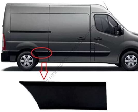 Çamurluk Çıtası Bandı Renault Master 3 Kasa Sağ Arka