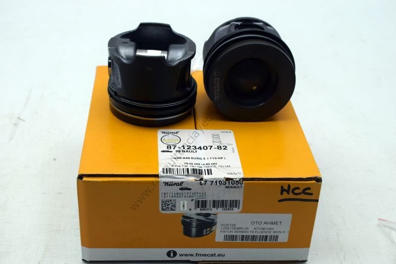 Piston Segman Takım Fluence Megane 3 Euro 5 110 Beygir