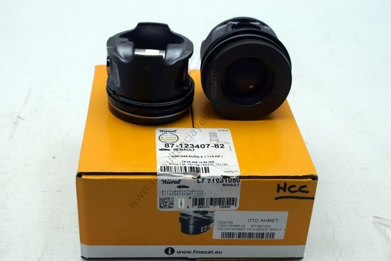 Piston Segman Takım Fluence Megane 3 Euro 5 110 Beygir