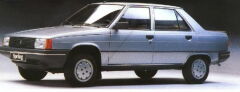 Renault 9 Arka Tampon Bandı Kalın Beyaz