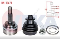 Aks Kafası Renault Clio Kangoo Kalın Freze Abs li