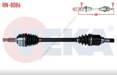 Sol Ön Aks Renault Fluence Megane 3-8200725499