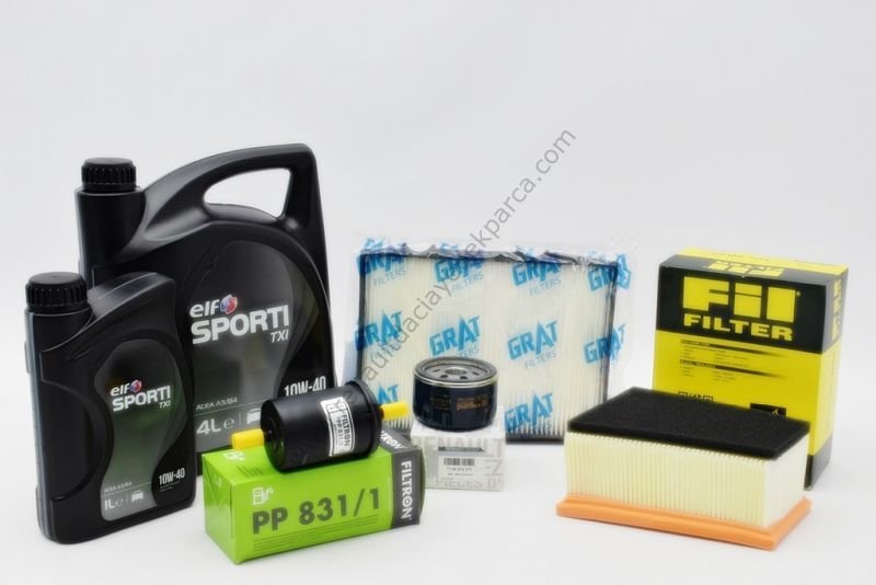 Renault Megane Periyodik Yağ Bakım Seti