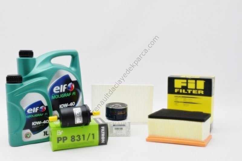 Renault Megane 16 Valf PeriyodiK Yağ Bakım Seti