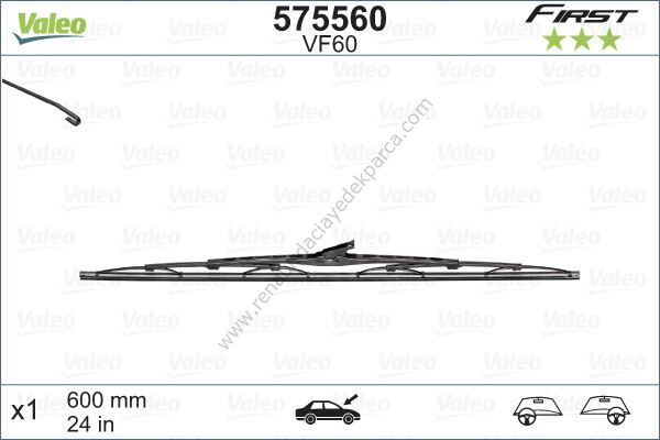 Silecek Valeo 60 Cm
