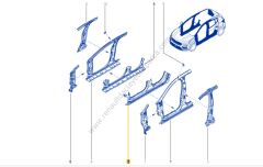 Renault Taliant Sol Marşpiyel Sacı 764511167R