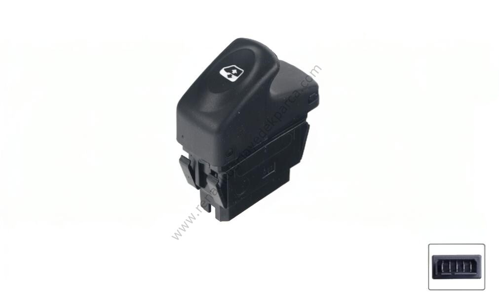 Cam Açma Kapama Düğmesi Renault Kangoo 5 Fiş-7700838100
