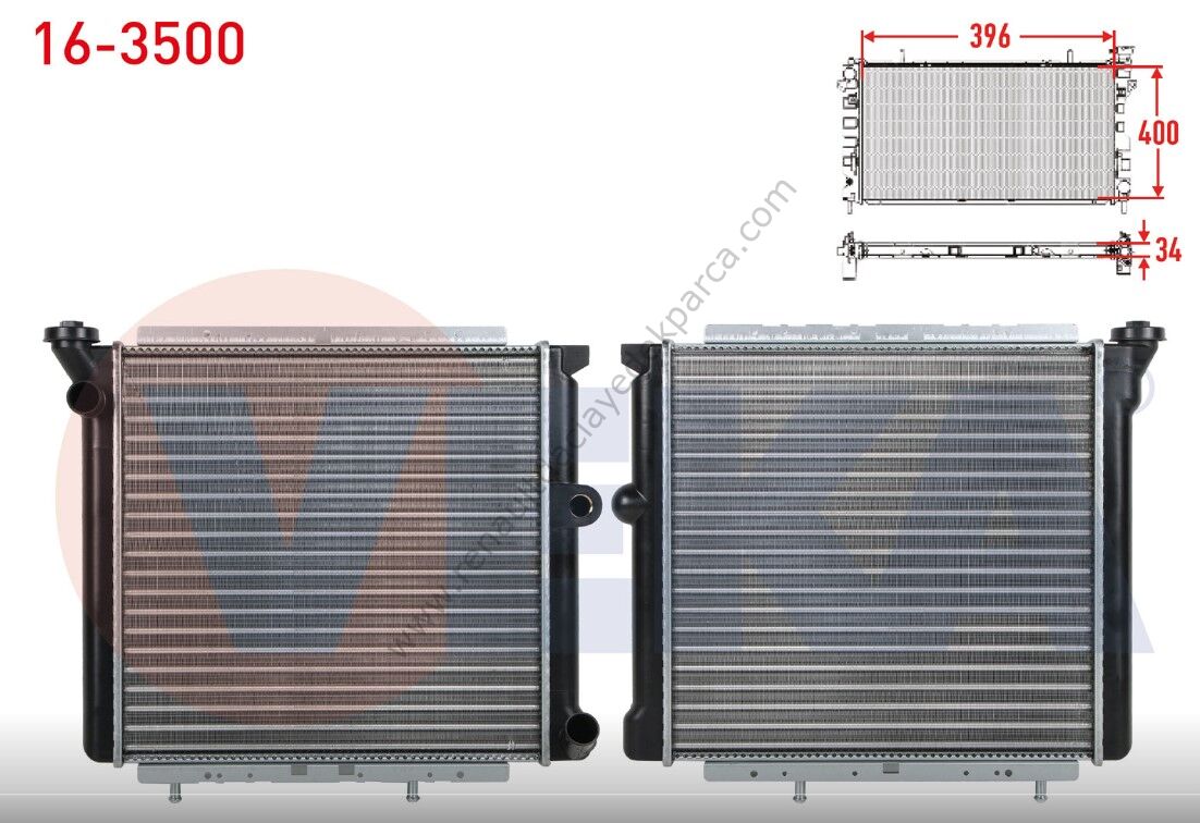Renault 9 Broadway Su Radyatörü