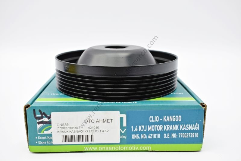 Krank Kasnağı Clio 1.4 1.6 8 Valf Benzinli