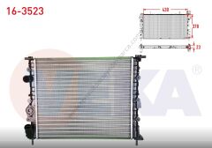 Renaul Clio Klimasız Su Radyatörü