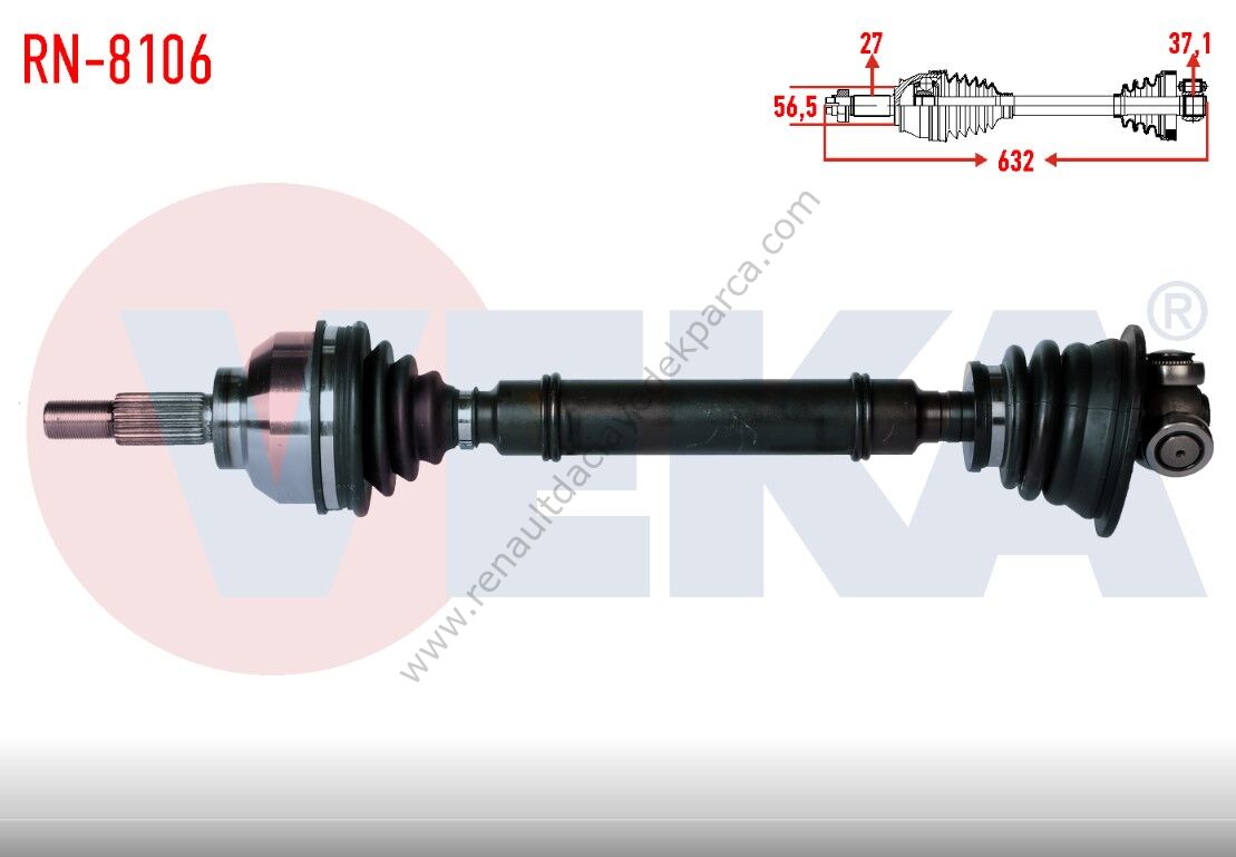 Renault Laguna 2 Sol Ön Aks 1.9 Dizel