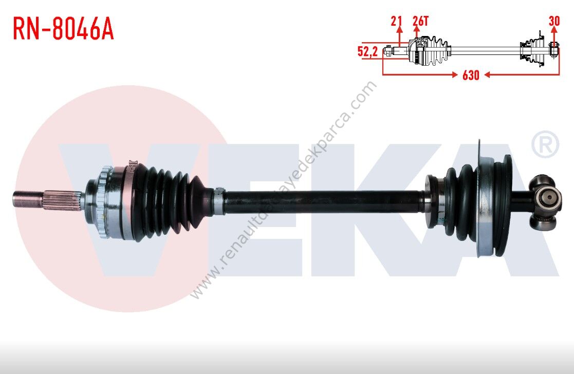 Renault Clio Kangoo Sol Ön Aks Komple