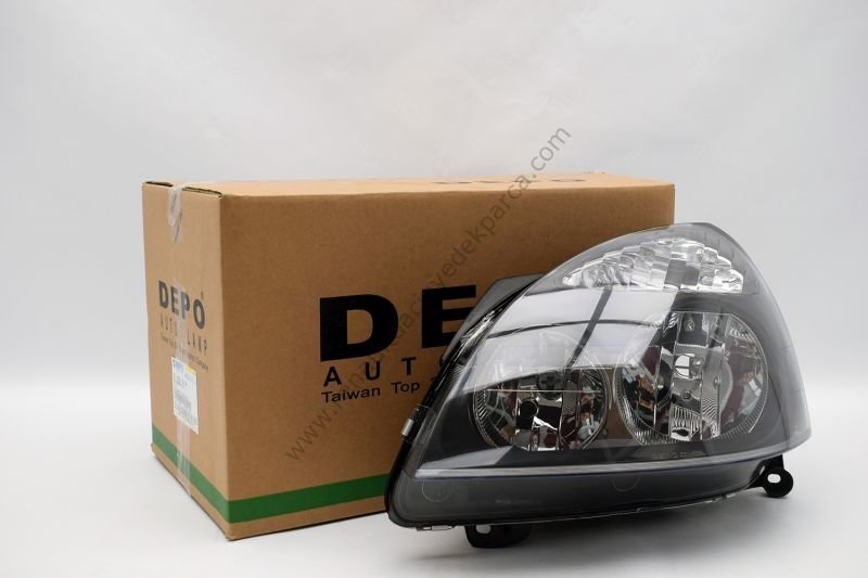 Clio Sol Ön Far Komple İçi Siyah