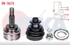 Aks Kafası Renault Clio Kangoo Kalın Freze Abs li