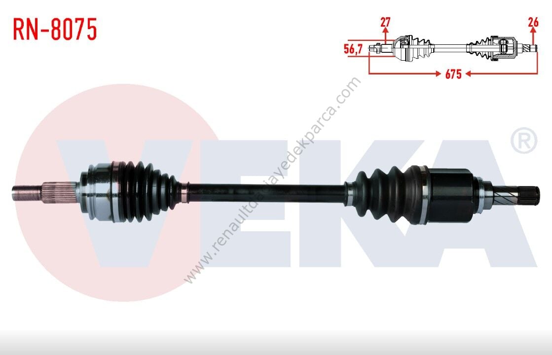 Renault Kangoo 3 Sol Ön Aks 391017321R