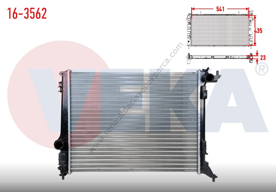 Renault Megane 4 Motor Su Radyatörü