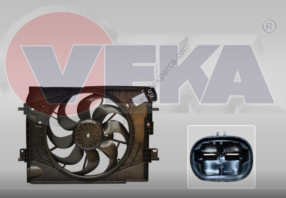 Dacia Duster Fan Motoru Davlumbazlı Komple