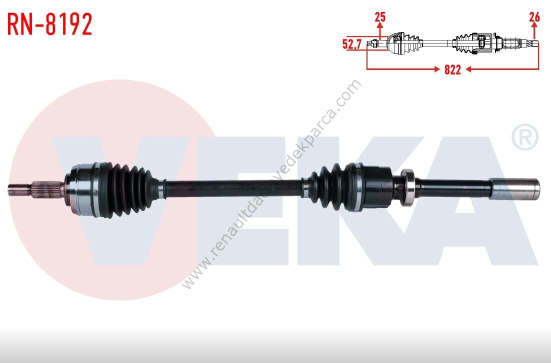 Renault Megane 3 Fluence Sağ Ön Aks Otomatik