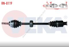 Clio Sağ Ön Aks 391004165R İnce Abs Dişli