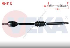 Renault Fluence Megane 3 Sağ Ön Aks 6 Vites