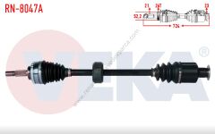 Renault Clio Kangoo Sağ Aks Yaylı
